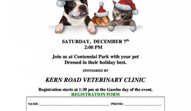 PET PARADE – Saturday December 7th Centennial Park